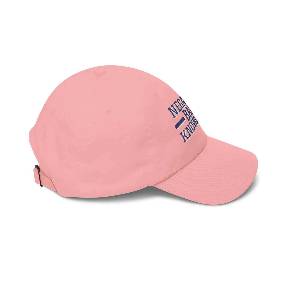 Negative Ball Knowledge ball knowledge meme dad hat with "Negative Ball Knowledge" graphic, product photo 16
