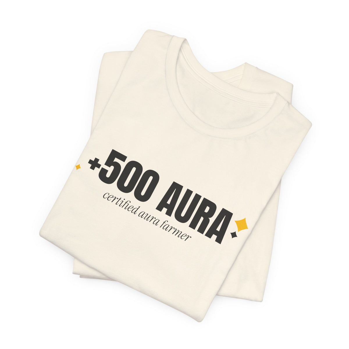 +500 Aura aura farming t-shirt with "+500 Aura" graphic, product photo 11