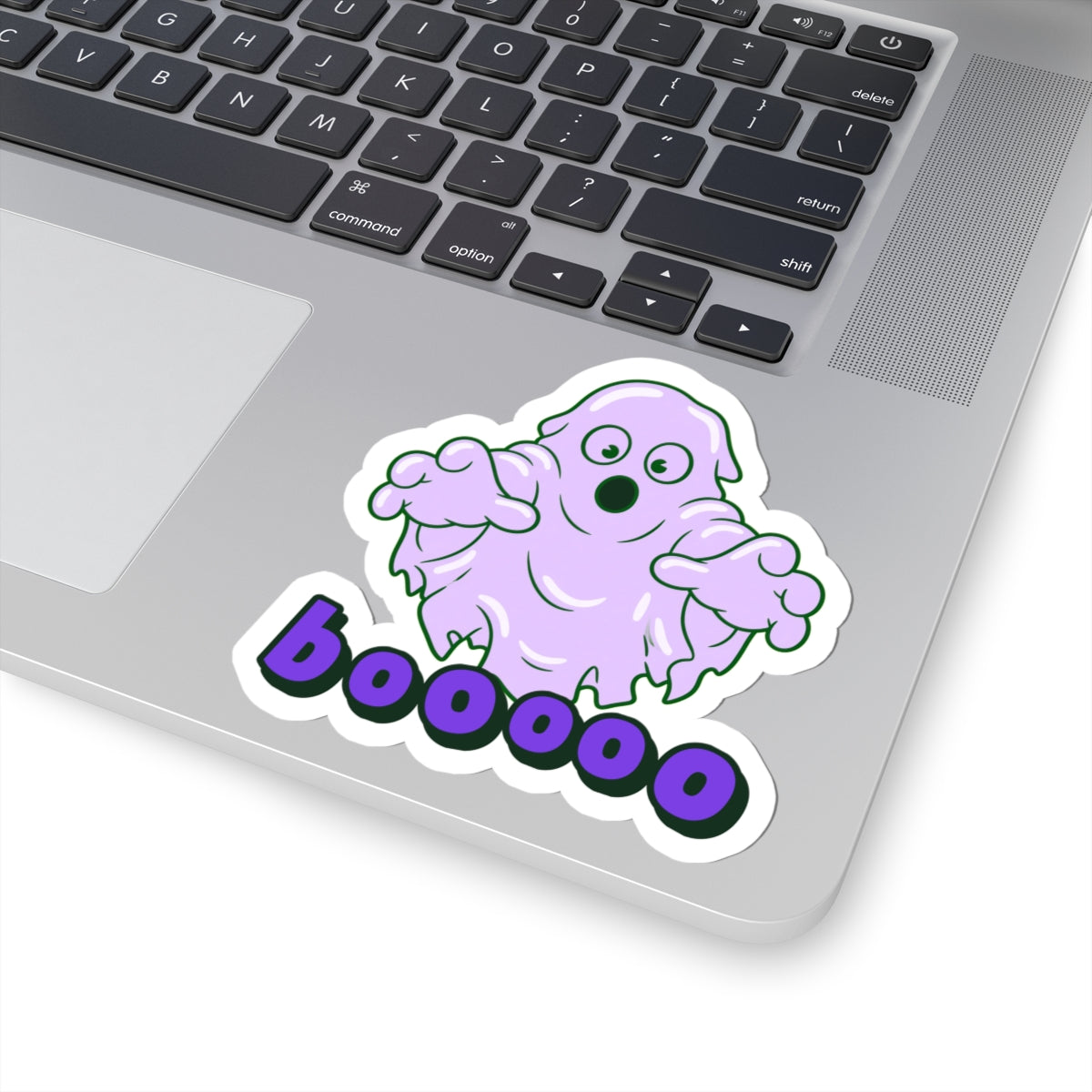 Boo Ghost Halloween ghost meme sticker with "Boo Ghost" graphic, product photo 5