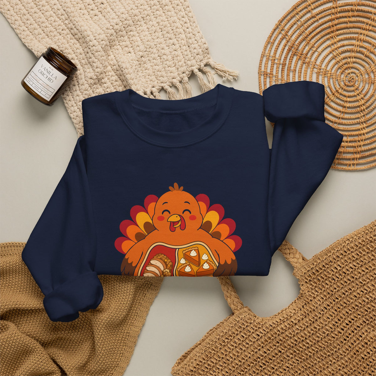Second Stomach For Dessert Thanksgiving Crewneck