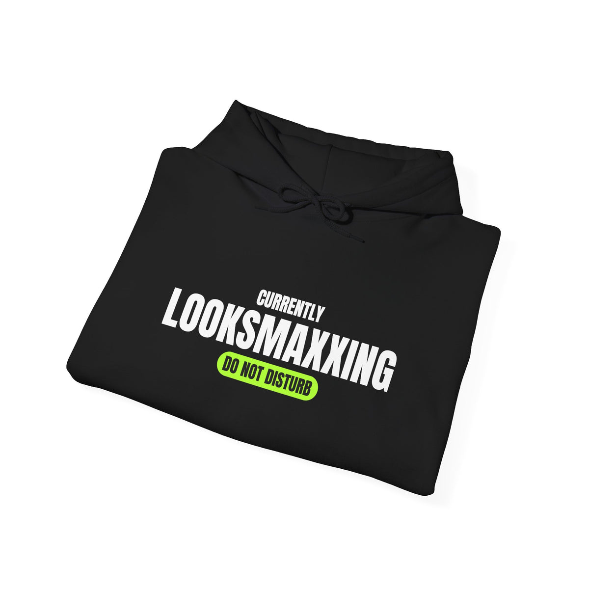 Currently Looksmaxxing looksmaxxing hoodie with "Currently Looksmaxxing" graphic, product photo 5