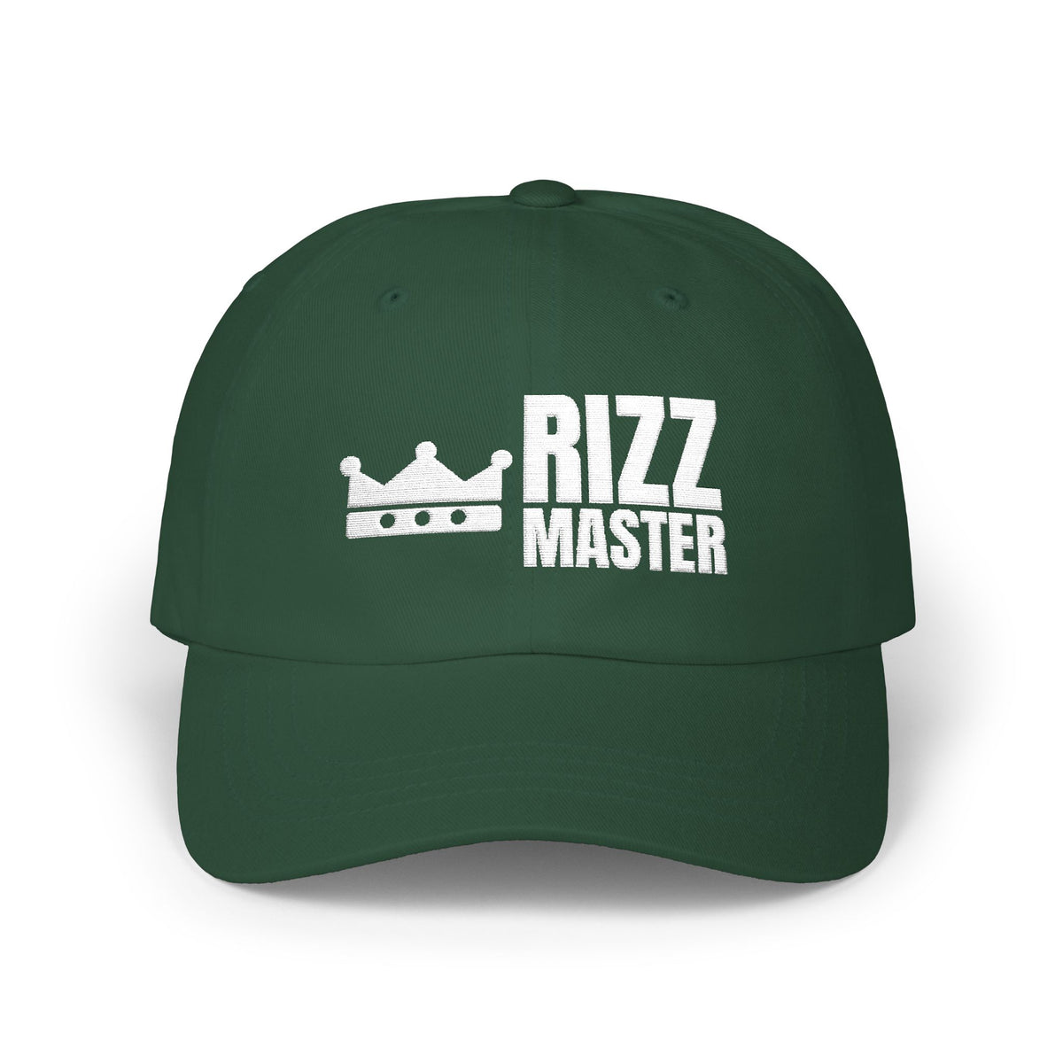 Rizz Master rizz dad hat in Spruce with "Rizz Master" graphic, product photo 2
