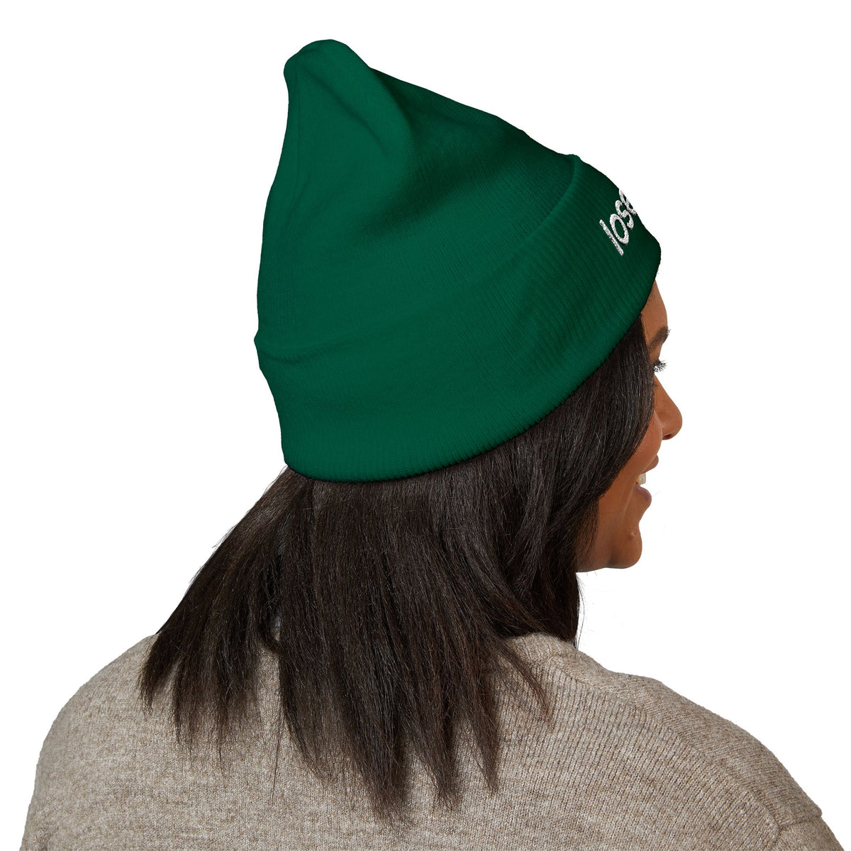 Losercore chronically online beanie with "Losercore" graphic, product photo 13
