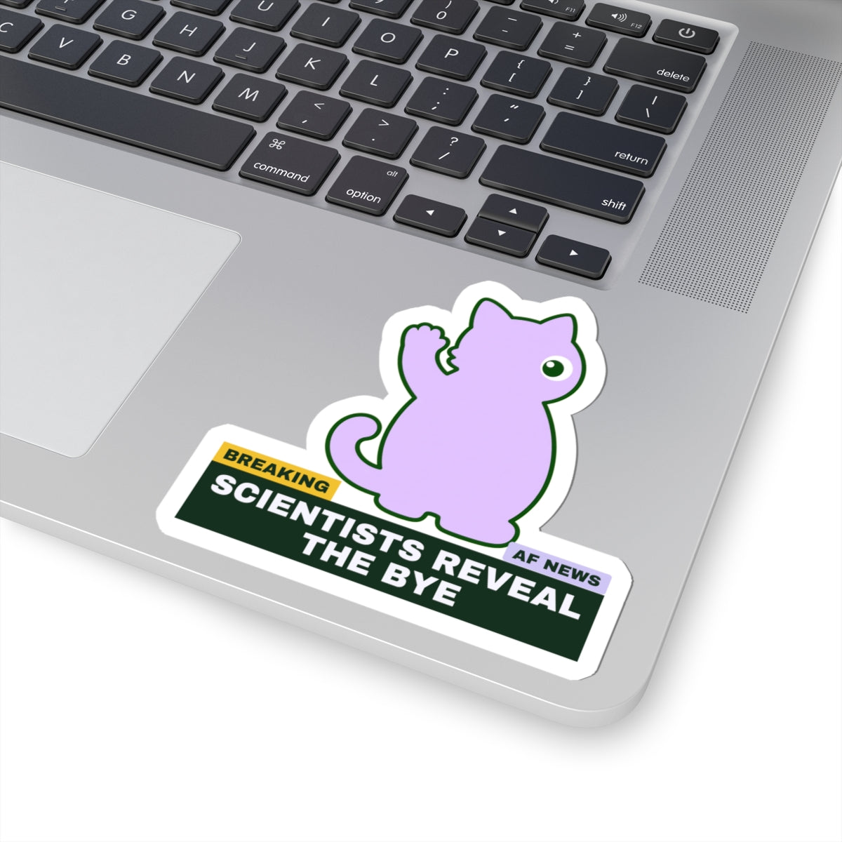 Scientists Reveal the Bye scientists reveal the hi meme sticker with "Scientists Reveal the Bye" graphic, product photo 5