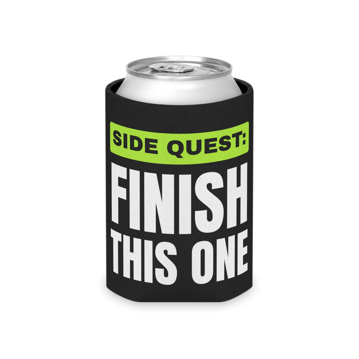 Side Quest Finish This One bachelor party can cooler with "Side Quest Finish This One" graphic, product photo 4
