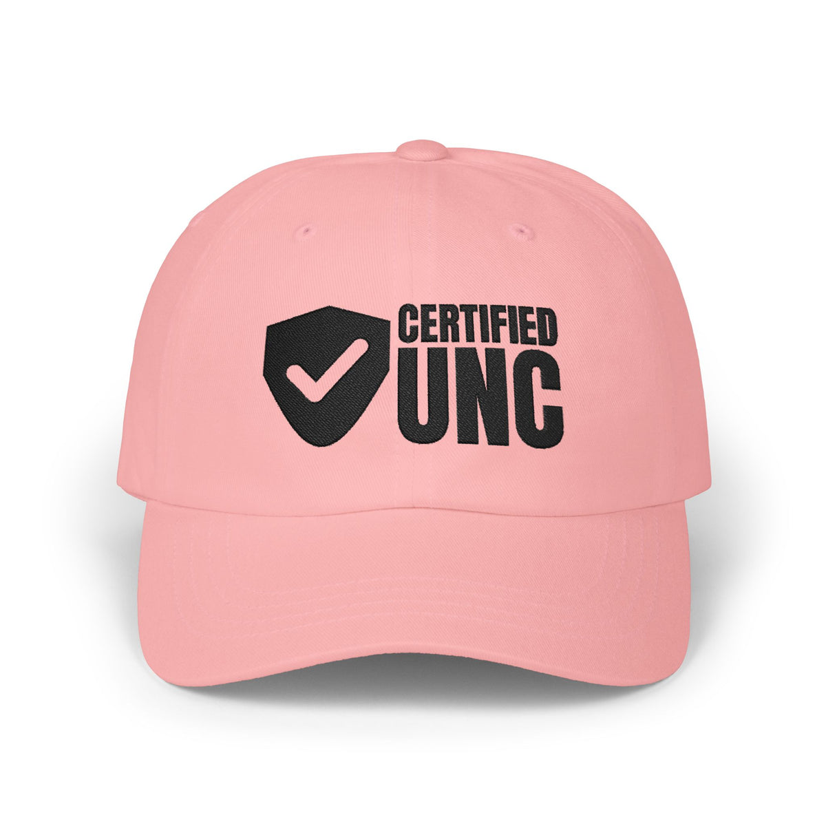 Certified Unc unc status dad hat in Pink with "Certified Unc" graphic, product photo 4