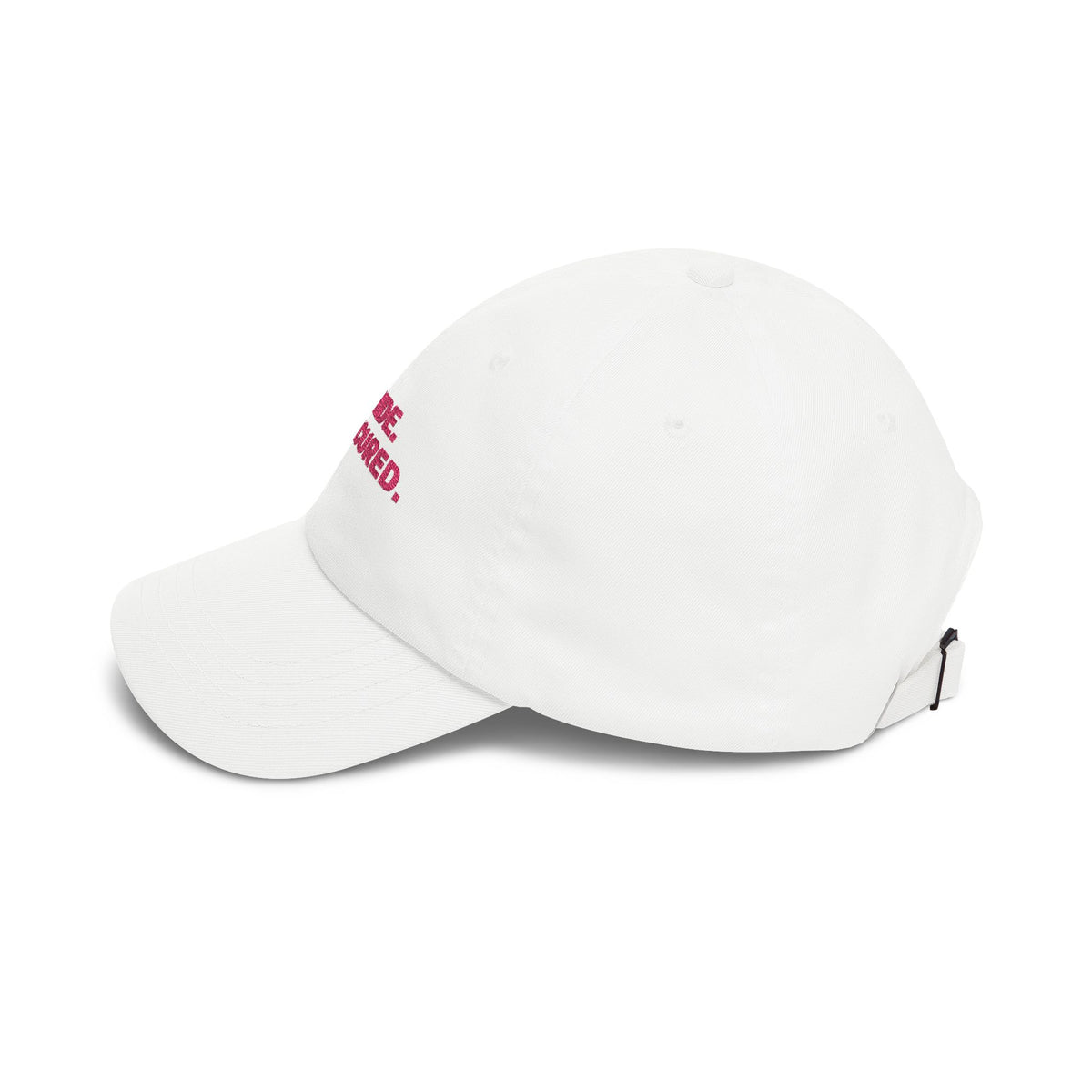 Bride W Secured bachelorette party dad hat with "Bride W Secured" graphic, product photo 5