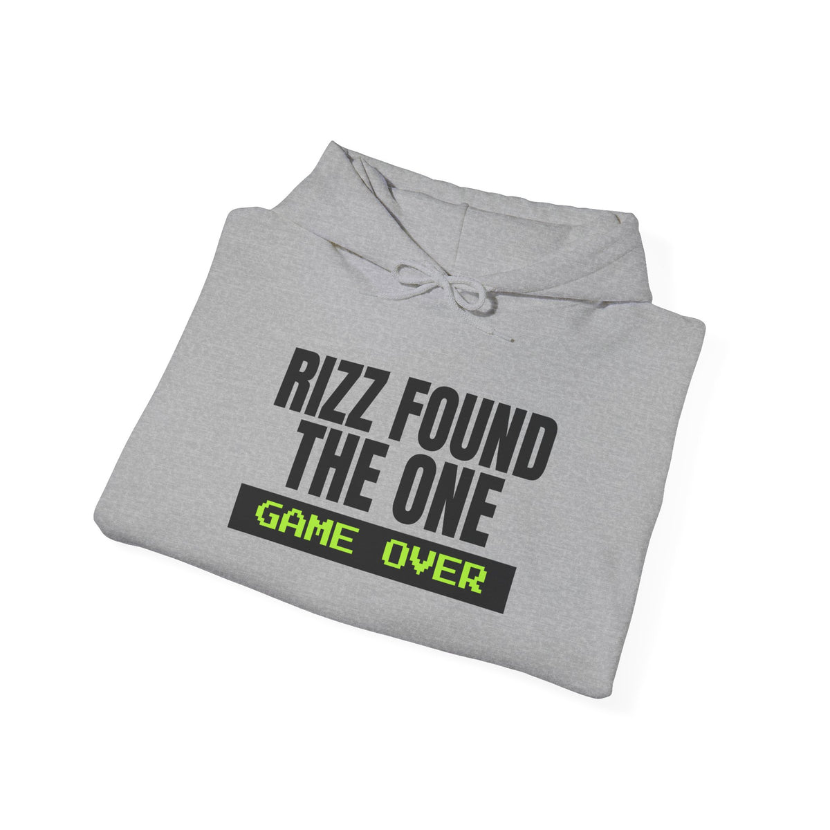 Rizz Found The One Game Over bachelor party hoodie with "Rizz Found The One Game Over" graphic, product photo 8