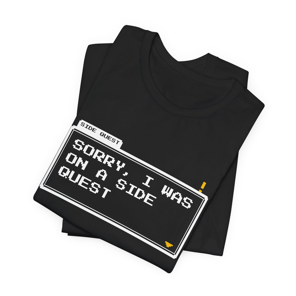 Sorry I Was On A Side Quest NPC and larp t-shirt with "Sorry I Was On A Side Quest" graphic, product photo 3