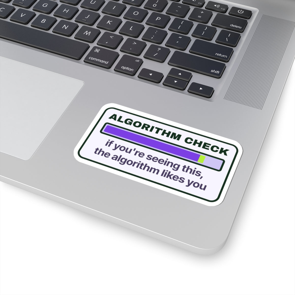 Algorithm Check chronically online sticker with "Algorithm Check" graphic, product photo 5