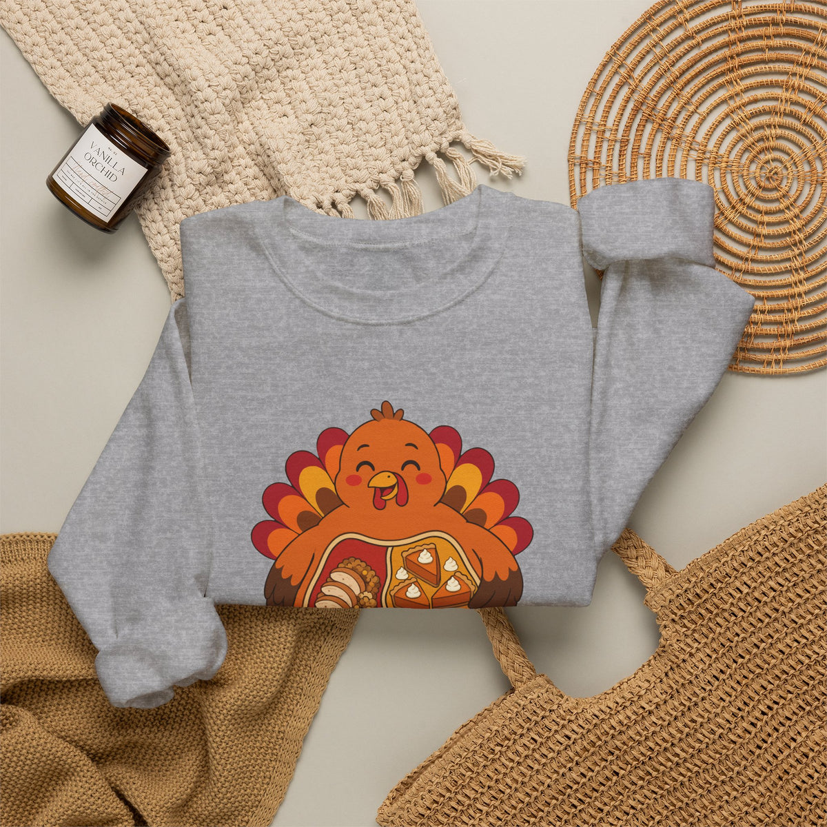 Second Stomach For Dessert Thanksgiving Crewneck