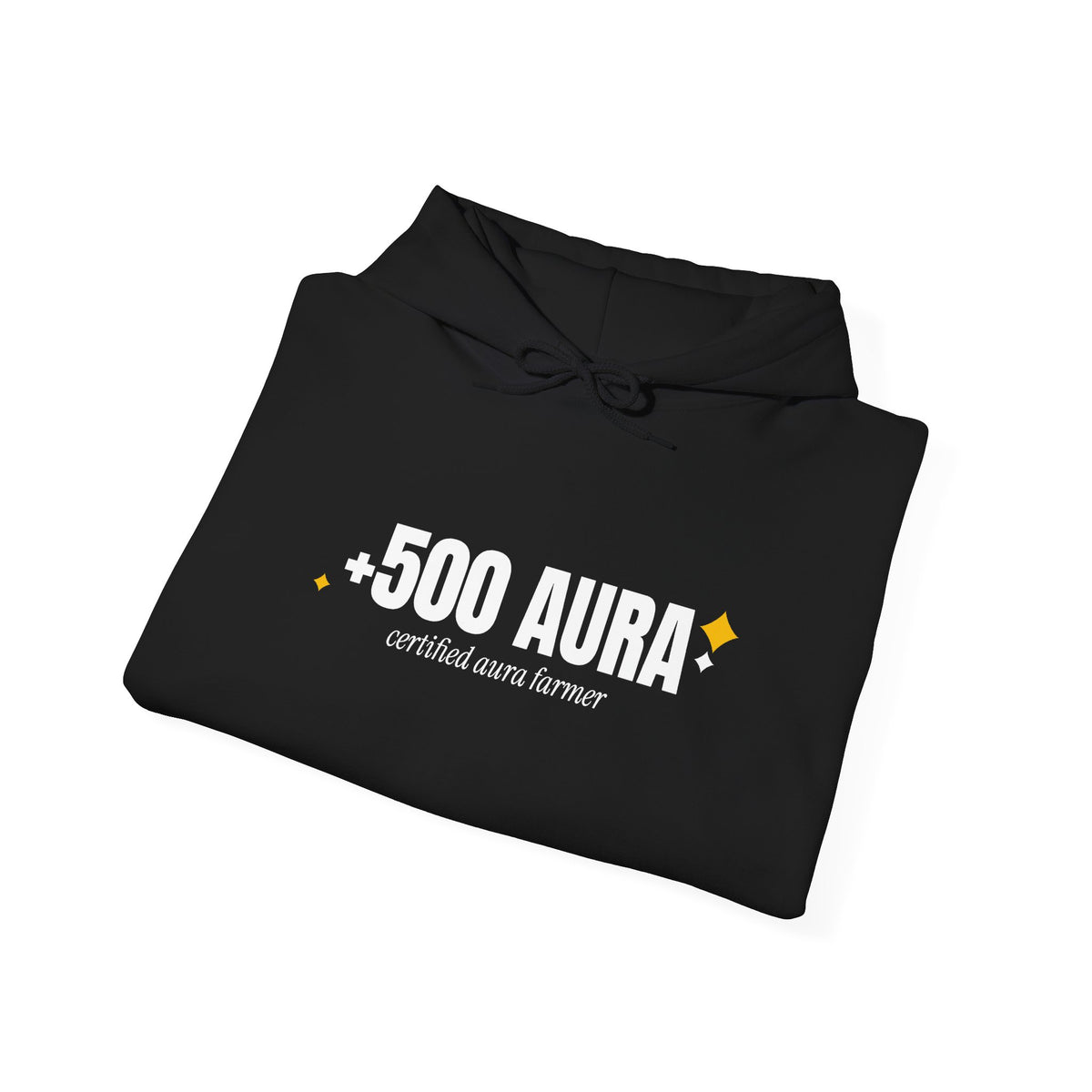 +500 Aura aura farming hoodie with "+500 Aura" graphic, product photo 5