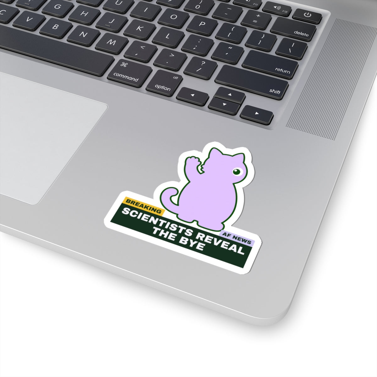 Scientists Reveal the Bye scientists reveal the hi meme sticker with "Scientists Reveal the Bye" graphic, product photo 3