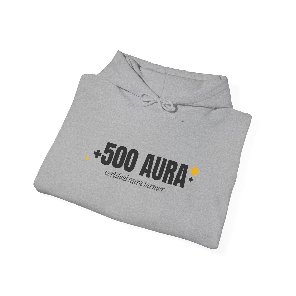 +500 Aura aura farming hoodie with "+500 Aura" graphic, product photo 8