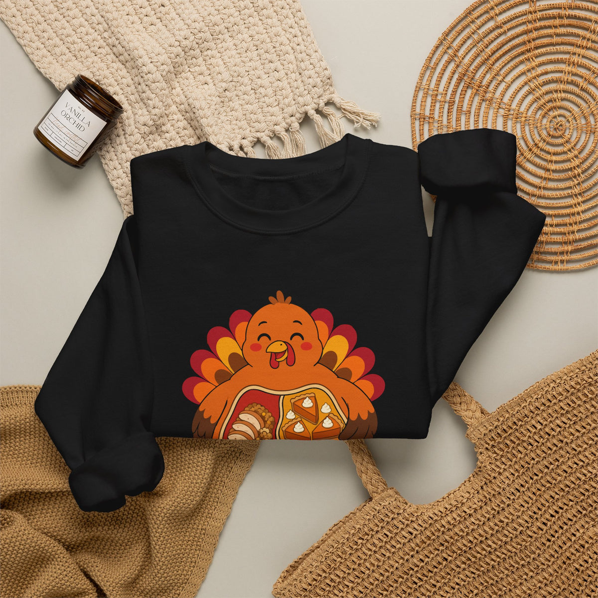Second Stomach For Dessert Thanksgiving Crewneck