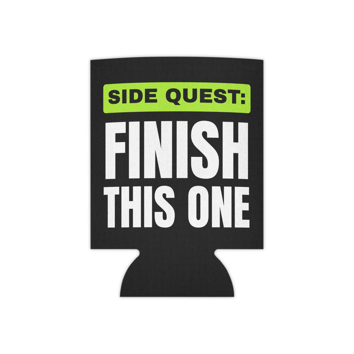 Side Quest Finish This One bachelor party can cooler with "Side Quest Finish This One" graphic, product photo 2