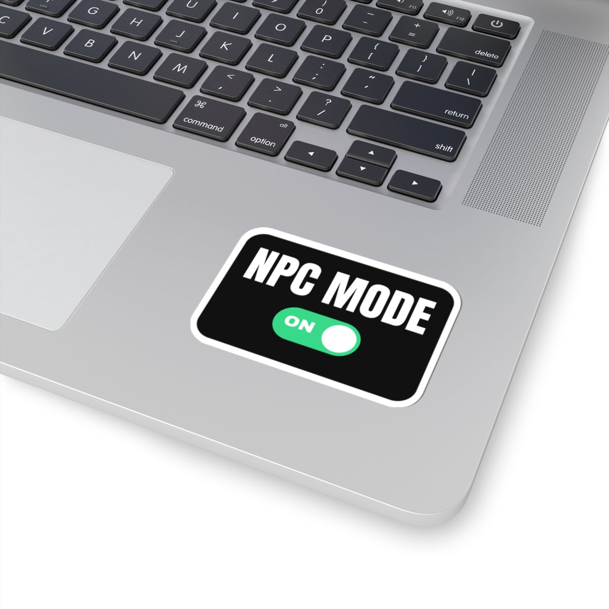 NPC Mode On NPC and larp sticker with "NPC Mode On" graphic, product photo 3